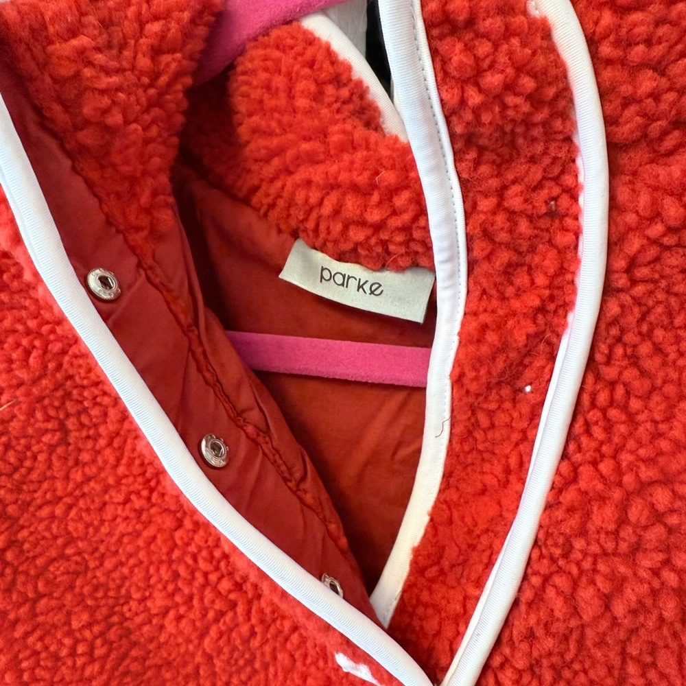 Parke Pullover Fleece Ruby Red L/XL - Picture 5 of 7